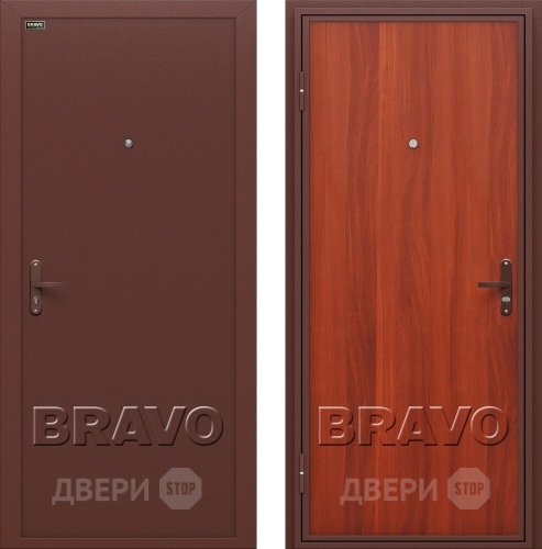 Дверь Bravo Инсайд эконом (Внутреннее открывание) в Электрогорске
