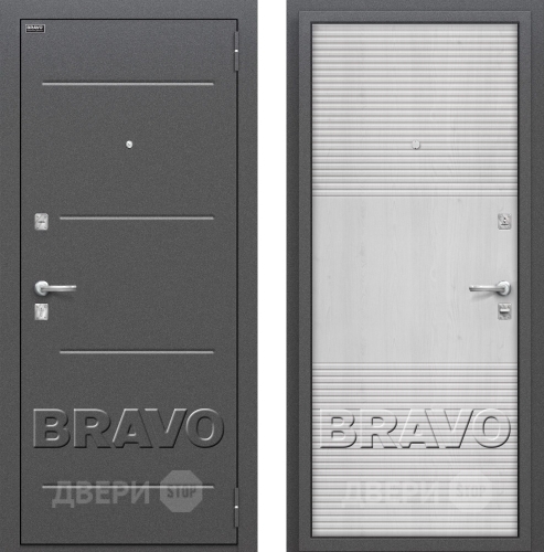 Входная металлическая Дверь Bravo Оптим Фит Pine Feelwood в Электрогорске