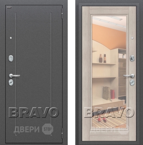 Входная металлическая Дверь Bravo Оптим Флэш Капучино в Электрогорске