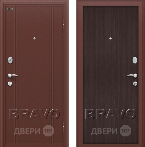 Входная металлическая Дверь Bravo Оптим Door Out 201 Венге в Электрогорске