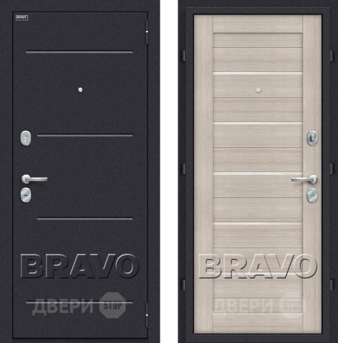 Входная металлическая Дверь Bravo Оптим Техно Капучино в Электрогорске