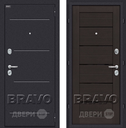 Входная металлическая Дверь Bravo Оптим Техно Eterno в Электрогорске