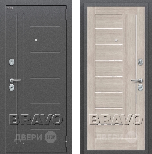 Входная металлическая Дверь Bravo Оптим Проф Капучино в Электрогорске