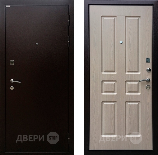 Входная металлическая Дверь Ратибор Комфорт Белёный дуб в Электрогорске