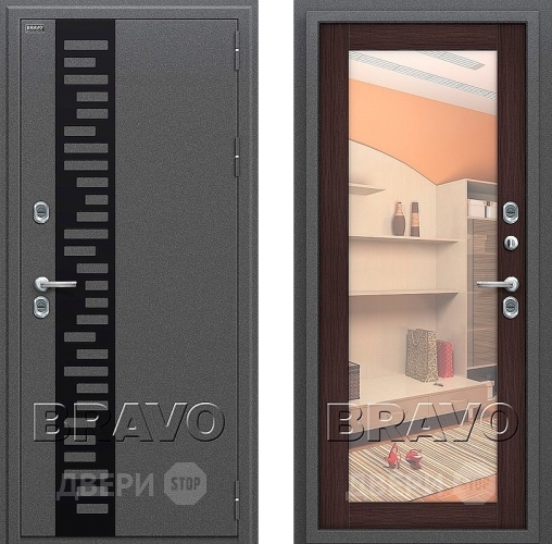 Входная металлическая Дверь Bravo Оптим Термо 220 Венге в Электрогорске