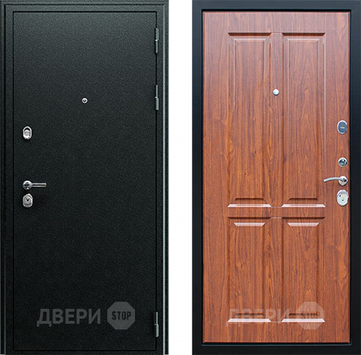 Входная металлическая Дверь Йошкар Прометей ЗD Орех темный в Электрогорске