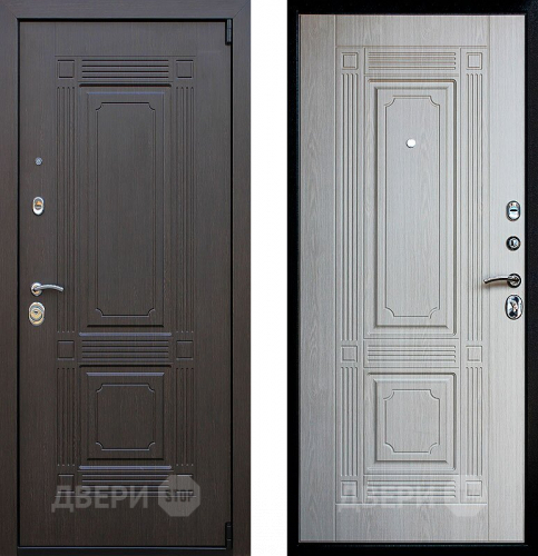 Входная металлическая Дверь  Йошкар Викинг Белёный  дуб в Электрогорске