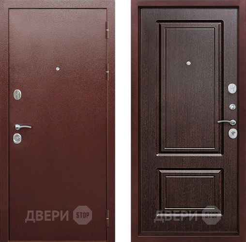 Входная металлическая Дверь Цитадель Толстяк 10см Антик Венге в Электрогорске