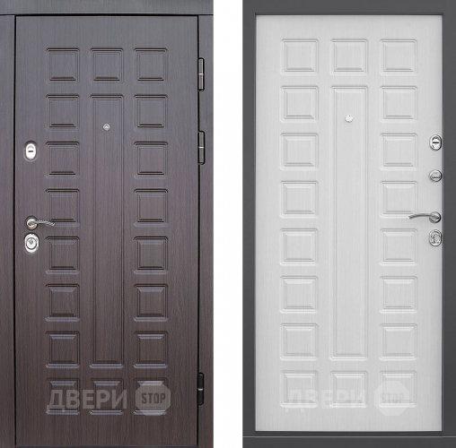 Входная металлическая Дверь S01 3К Vinorit Белая Лиственница  в Электрогорске