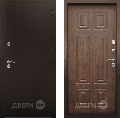 Входная металлическая Дверь Сибирь Термо-Maxi тиковое дерево в Электрогорске