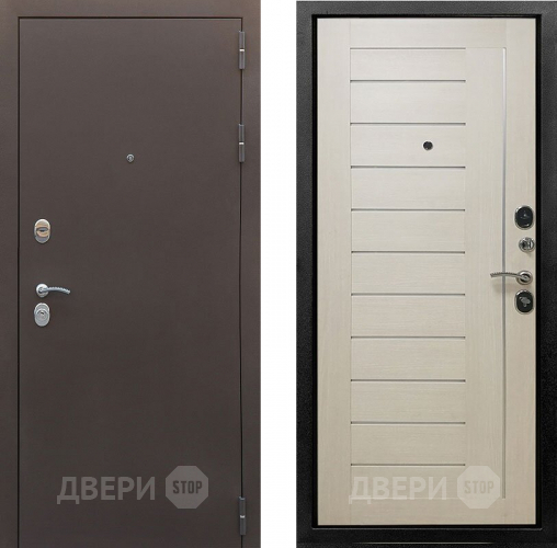 Входная металлическая Дверь Снедо Бордо 3К Эш вайт в Электрогорске