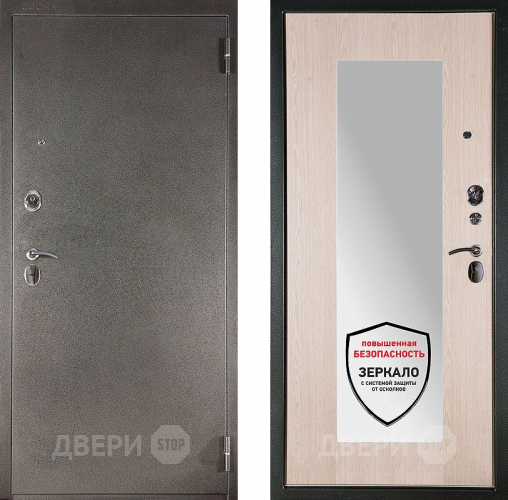 Входная металлическая Сейф-дверь Аргус ДА-17 Зеркало в Электрогорске
