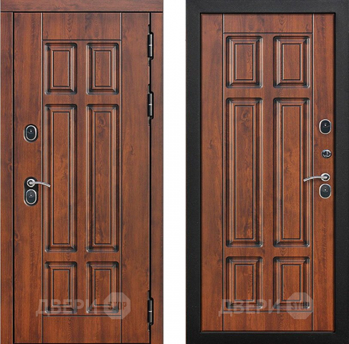 Входная металлическая Дверь Цитадель Isoterma 13 Грецкий орех/грецкий орех в Электрогорске