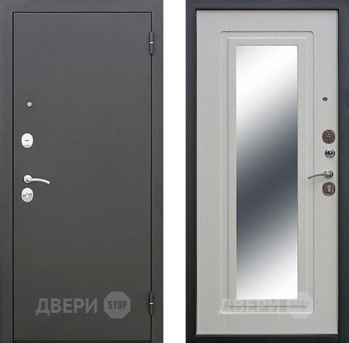 Входная металлическая Дверь Цитадель Царское зеркало муар Белый ясень в Электрогорске