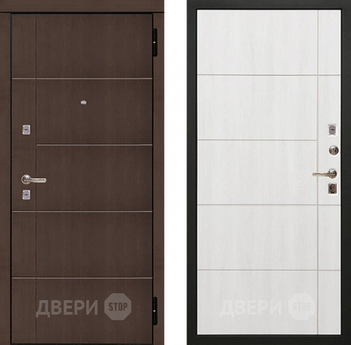 Входная металлическая Дверь Сударь МД-10 Белый ясень в Электрогорске