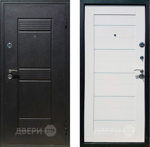 Входная металлическая Дверь в квартиру СТОП 7Х Белёный дуб в Электрогорске
