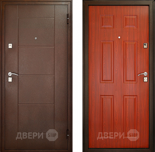 Входная металлическая Дверь Форпост Модель 73 Орех в Электрогорске