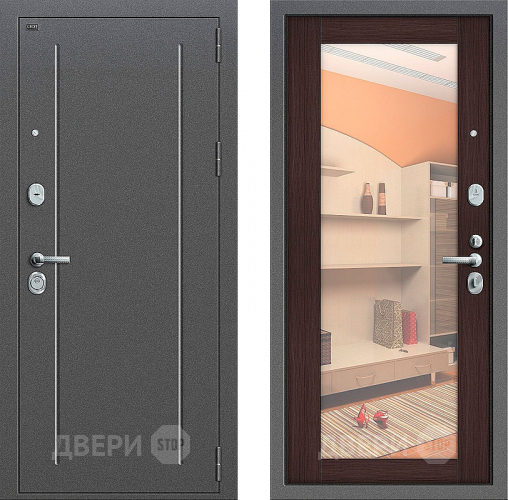 Входная металлическая Дверь Groff Т2-220 Wenge Veralinga в Электрогорске