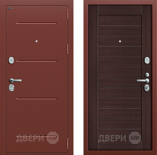 Входная металлическая Дверь Groff Т2-221 Wenge Veralinga в Электрогорске