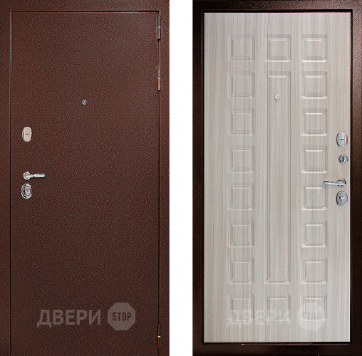 Входная металлическая Дверь Дверной Континент Рубикон - 1 Сандал Белый в Электрогорске