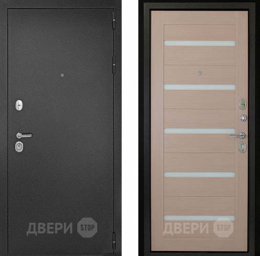 Входная металлическая Дверь Дверной Континент Рубикон - 1 Царга Капучино в Электрогорске