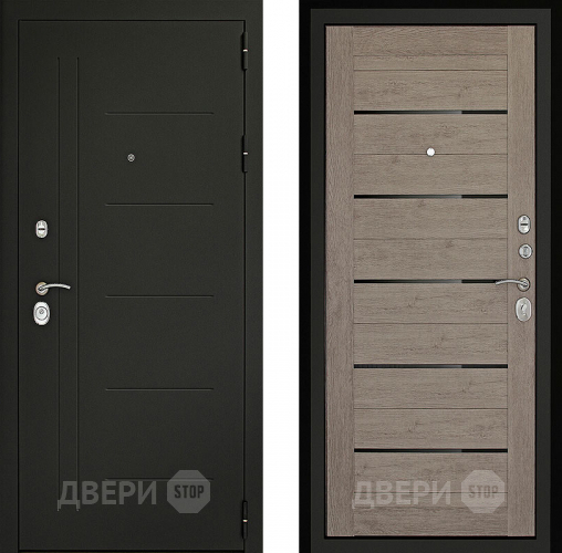 Входная металлическая Дверь (Дверной Континент) Сити - С3К Лиственница серая в Электрогорске