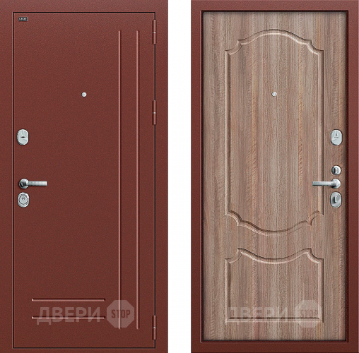 Входная металлическая Дверь Groff P2-210 Темный Орех в Электрогорске