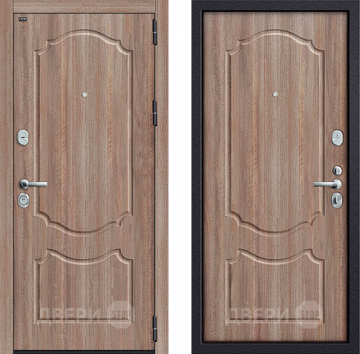 Входная металлическая Дверь Groff P3-310 Темный Орех в Электрогорске