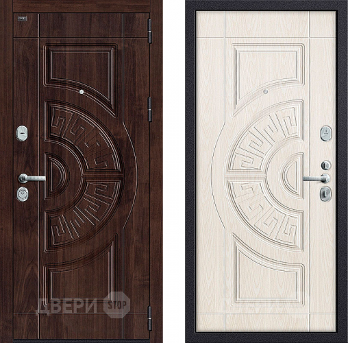 Дверь Groff P3-312 Темная вишня/ Беленый дуб в Электрогорске