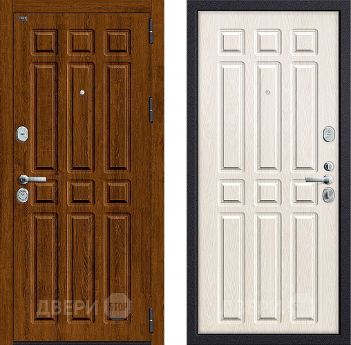 Входная металлическая Дверь Groff P3-315 Французский Дуб/Беленый Дуб в Электрогорске