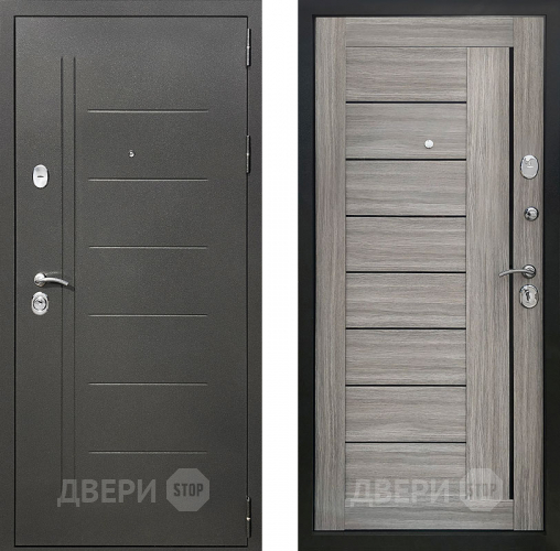 Входная металлическая Дверь Престиж Профи Дуб дымчатый в Электрогорске