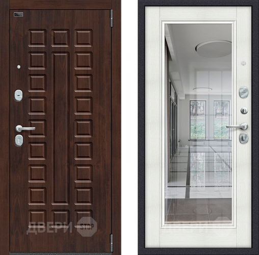 Дверь Bravo Porta S-3 51/П61 с зеркалом Бьянко в Электрогорске