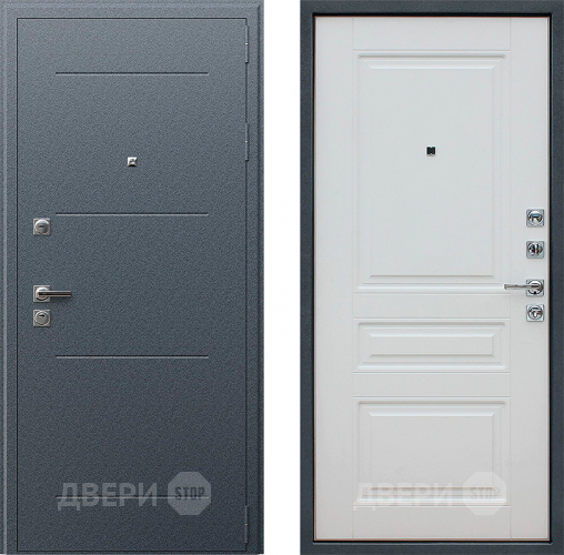 Входная металлическая Дверь Йошкар Техно XN 91 U Белый матовый в Электрогорске