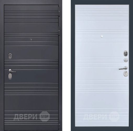 Входная металлическая Дверь Престиж Лига Белый матовый в Электрогорске