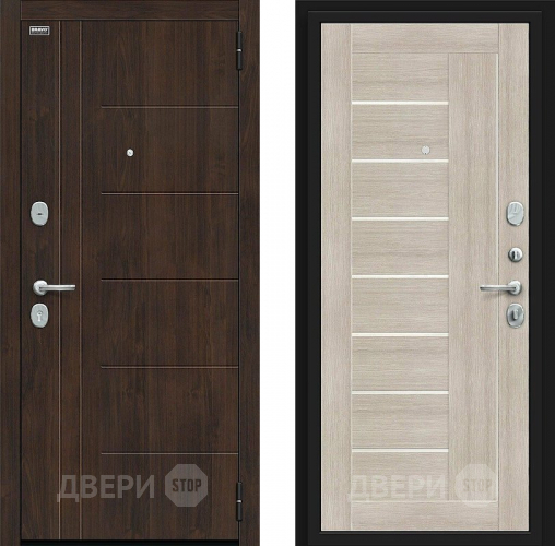 Входная металлическая Дверь Bravo Морден Kale Almon/Cappuccino Veralinga в Электрогорске