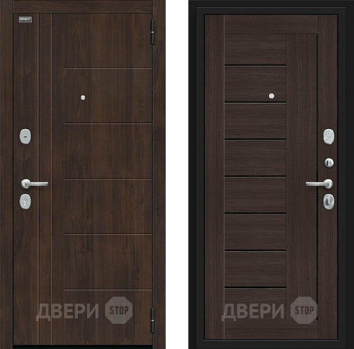 Входная металлическая Дверь Bravo Морден Kale Almon/Wenge Veralinga в Электрогорске