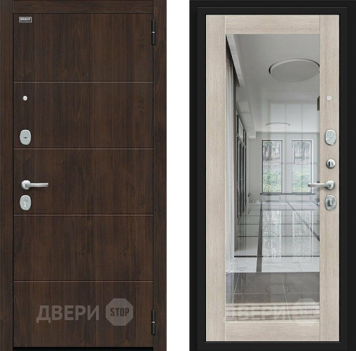 Входная металлическая Дверь Bravo Флэт Kale Almon/Cappuccino Veralinga в Электрогорске
