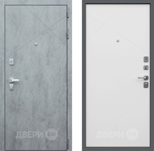 Входная металлическая Дверь Йошкар Дуэт-Б Белый Матовый в Электрогорске