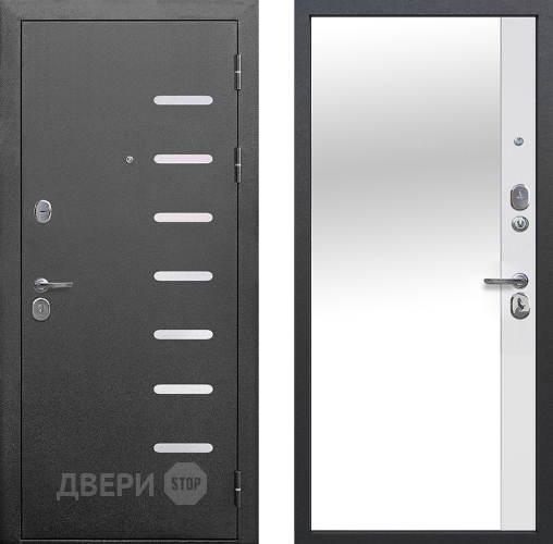Входная металлическая Дверь Цитадель 9см Серебро Ривер Айс в Электрогорске