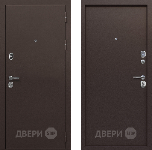 Входная металлическая Дверь Цитадель 9см Медный антик Металл/Металл в Электрогорске