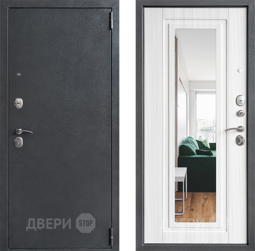Дверь Дверной Континент ДК-70 Зеркало Лиственница в Электрогорске