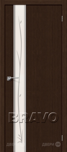 Межкомнатная дверь Глейс-1 Twig (3D Wenge) в Электрогорске