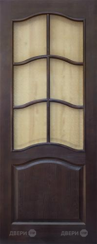 Межкомнатная дверь 7-ПО темный лак в Электрогорске