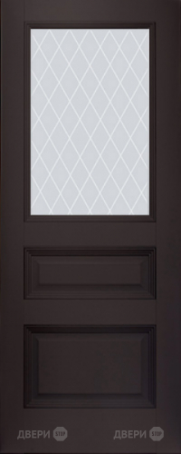Межкомнатная дверь ProfilDoors 67U темно-коричневый (ромб) в Электрогорске