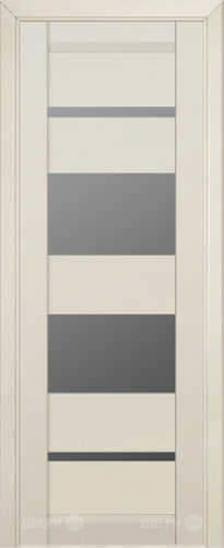 Межкомнатная дверь ProfilDoors 72U магнолия сатинат (графит) в Электрогорске