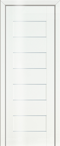 Межкомнатная дверь ProfilDoors 45L белый люкс (графит) в Электрогорске