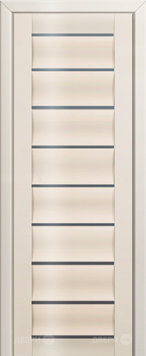 Межкомнатная дверь ProfilDoors 76L магнолия люкс (графит) в Электрогорске