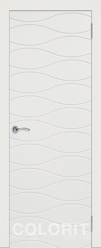 Межкомнатная дверь Граффити 3 ПГ белая эмаль в Электрогорске