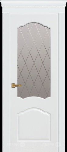 Межкомнатная дверь Танго ПО белая эмаль (мателюкс с фрезеровкой) в Электрогорске
