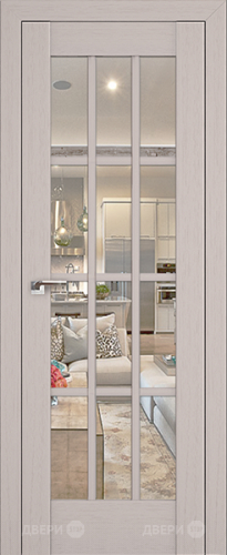 Межкомнатная дверь ProfilDoors 102X пекан белый (матовое) в Электрогорске